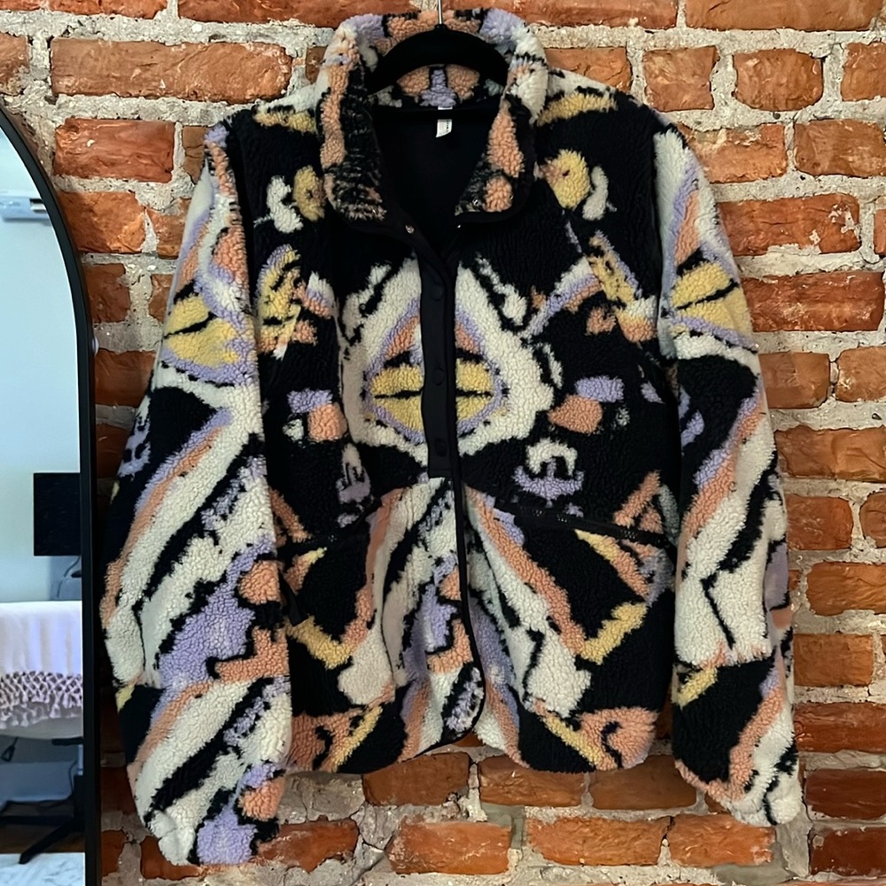 Free People FP Movement Hit The Slopes Fleece Jacket